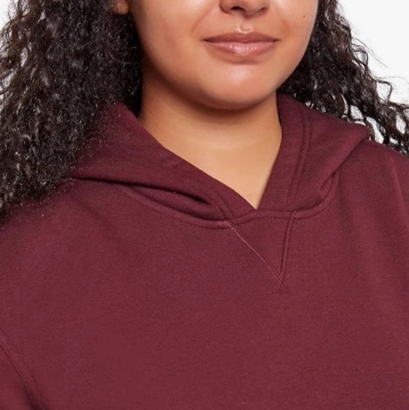 Kirkland Signature Hoodie Pullover Heavyweight Sweatshirt Red Women's XL - Picture 5 of 16